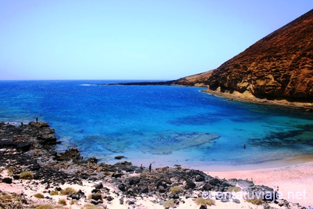 Playa de La Cocina. Parque Natural del Archipiélago Chinijo. La Graciosa (Lanzarote).